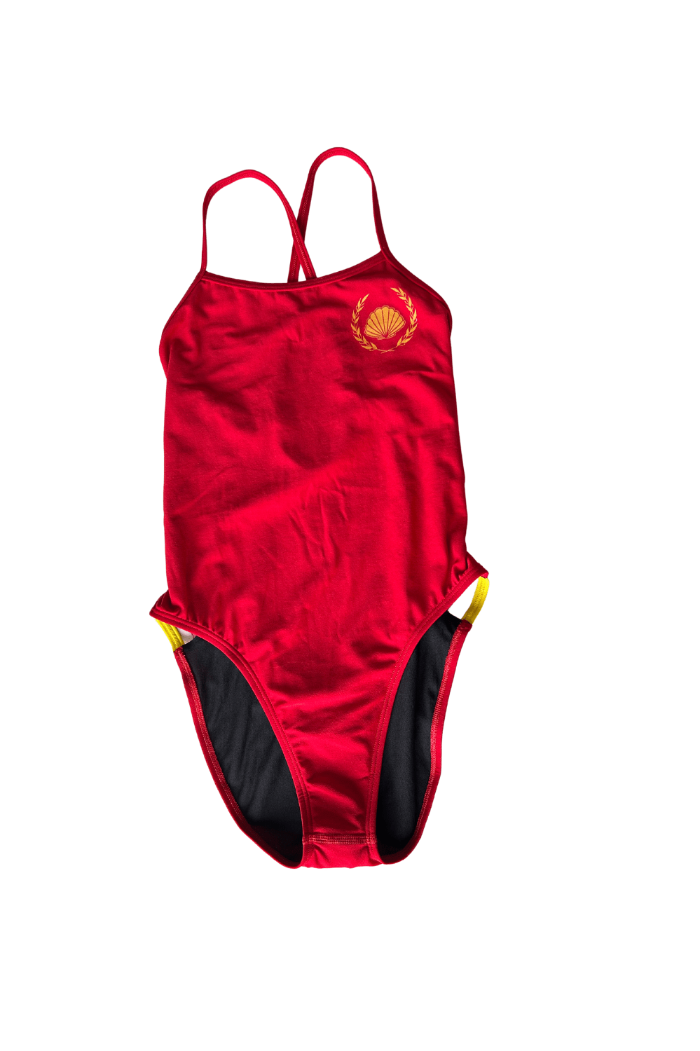 Julian 2 Swim Onesie - Red Contrast