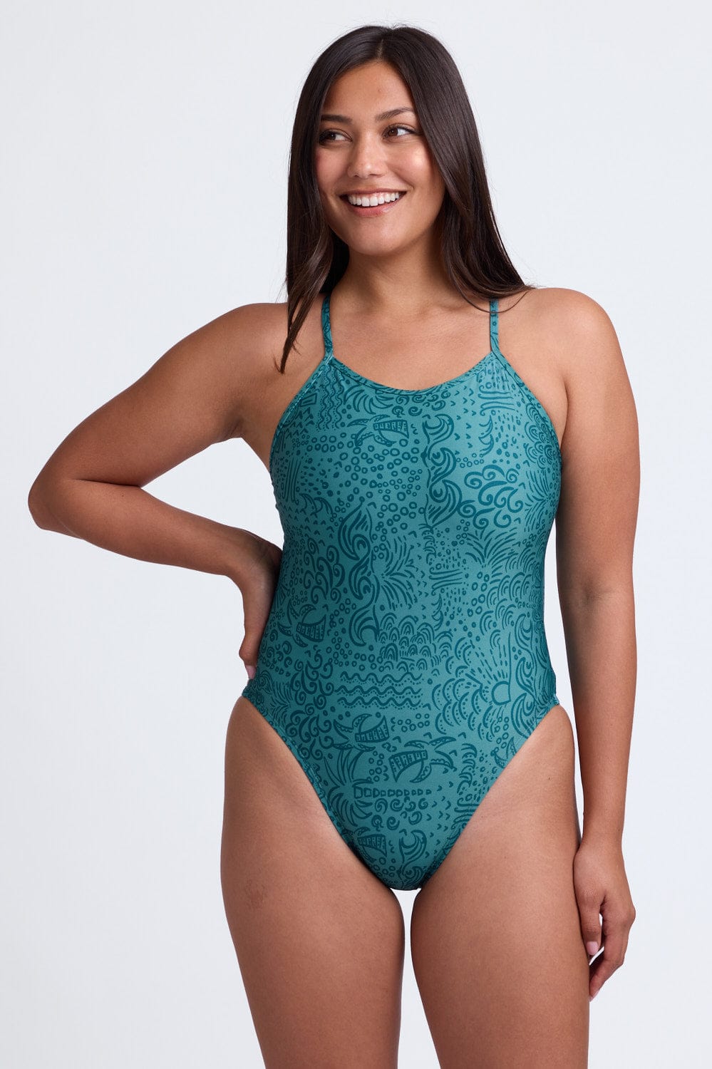 Julian 2 Swim Onesie | Fixed-Back One Piece Swimsuit | JOLYN