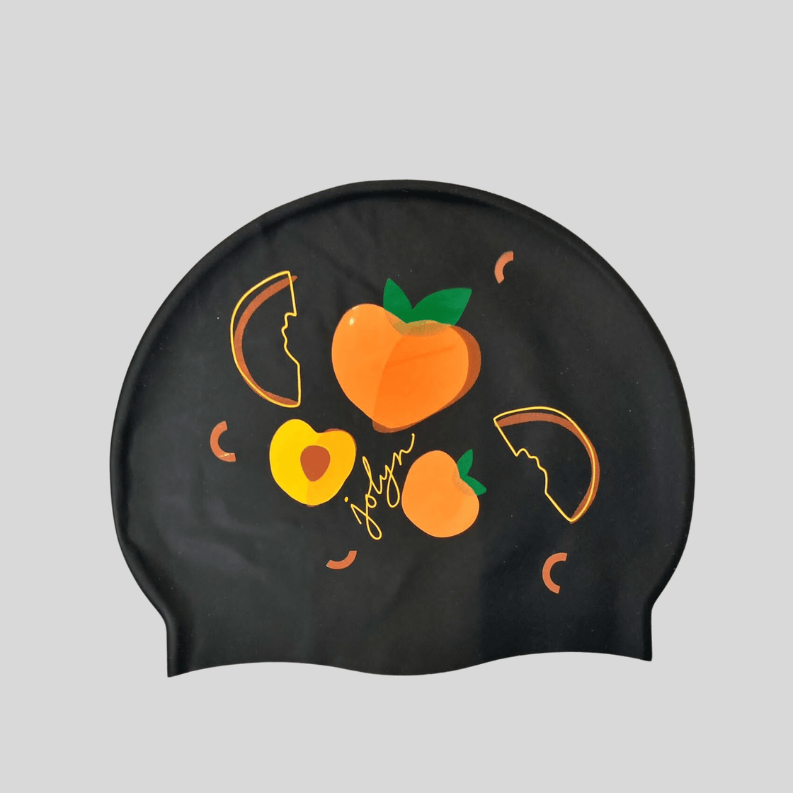 Silicone Swim Cap Peach