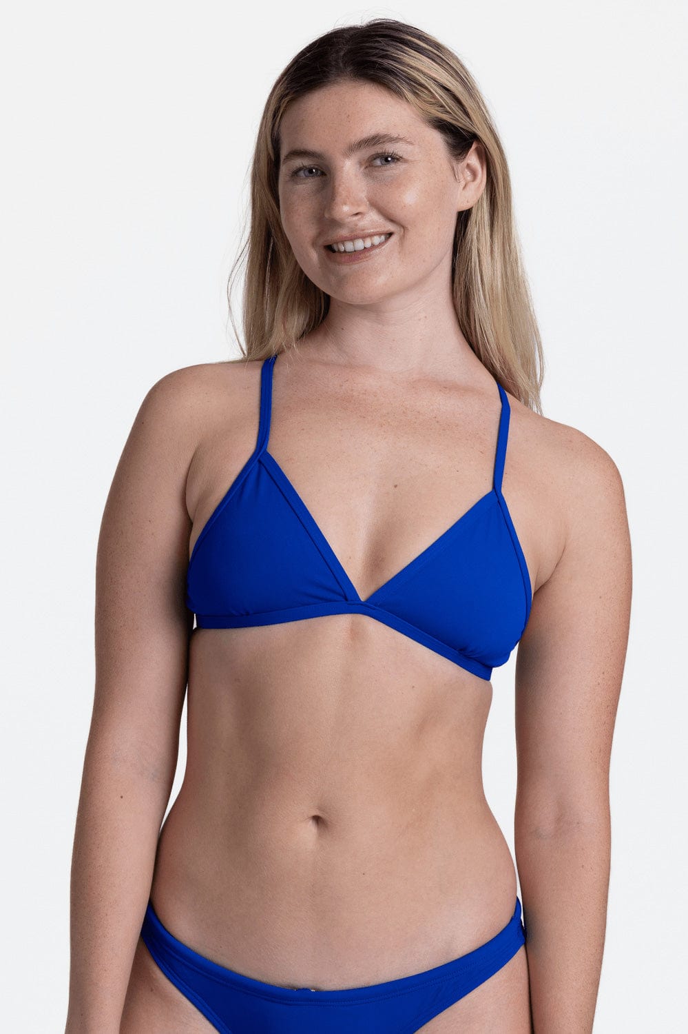Triangle Bikini Women Two Piece Swimsuit Top - Blueberry | Jolyn